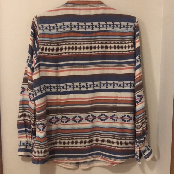 Ariat Real Tribal western wear, snap button down shirt XL - Picture 5 of 5